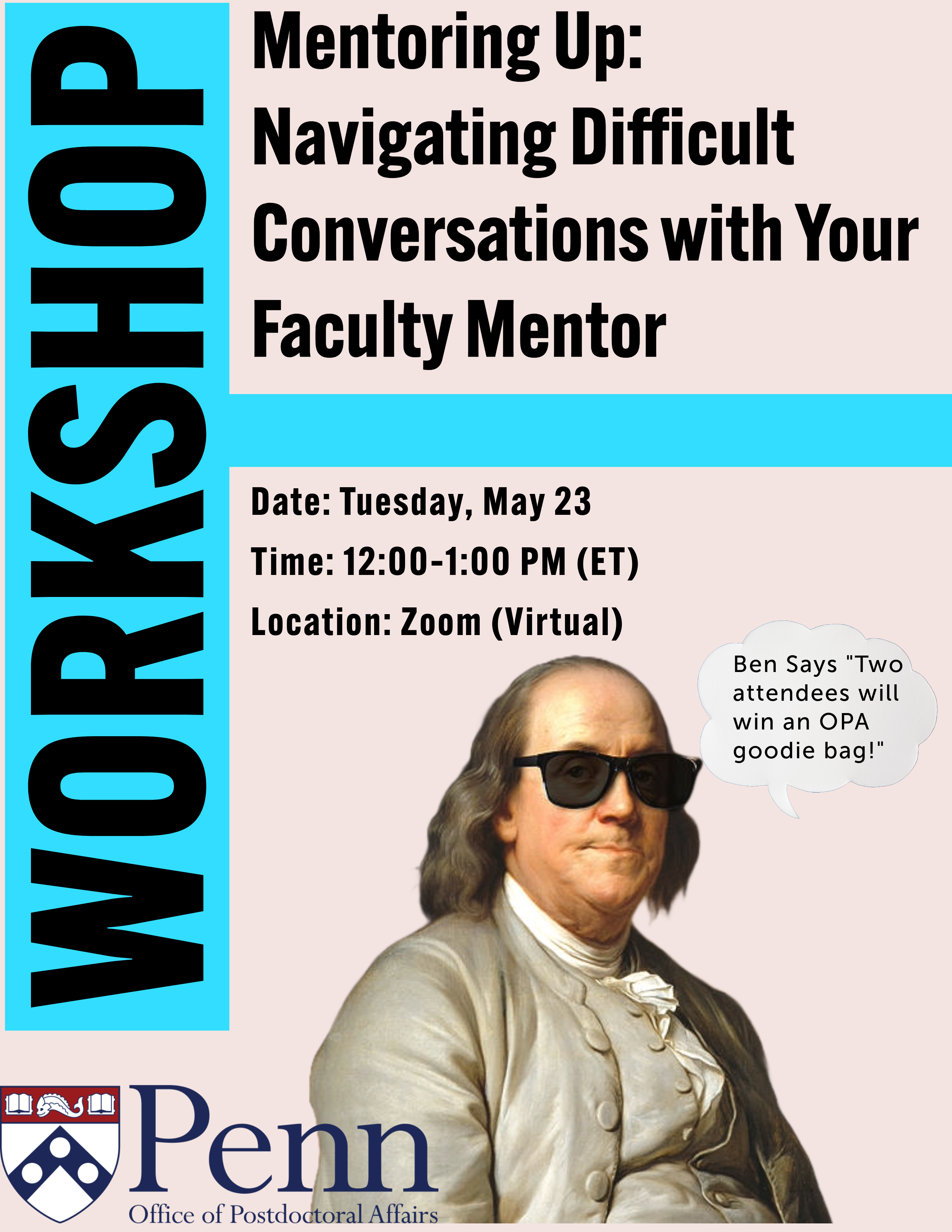 Mentoring Up Workshop Flyer